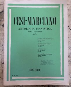 Cesi-Marciano Antologia Pianistica per la gioventù fascicolo VII er826