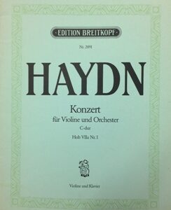 Haydn Konzert fur violine und orchester c-dur