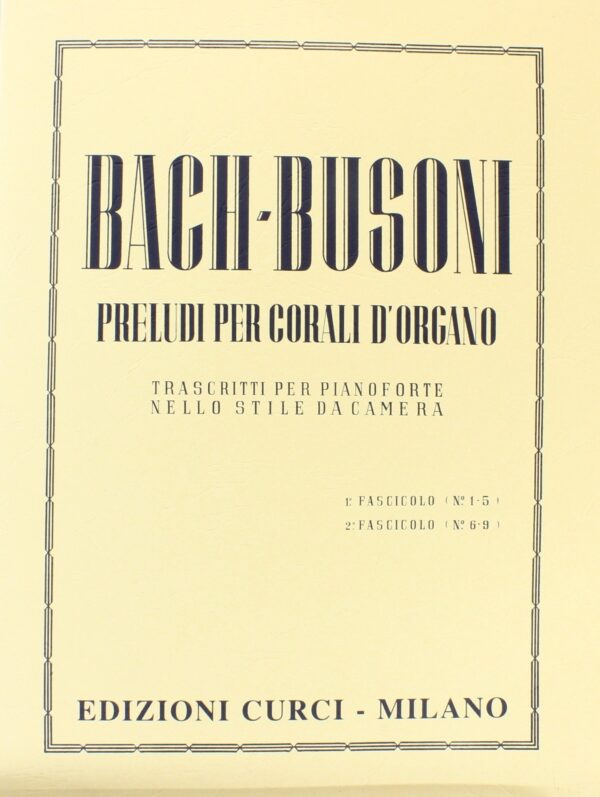 Bach-Busoni-Preludi per corali d'organo 2