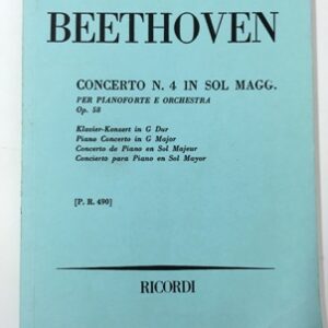 Beethoven concerto 4 in sol maggiore