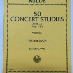 Milde 50 concert studies