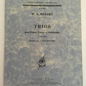 TRIOS pour Piano- Mozart